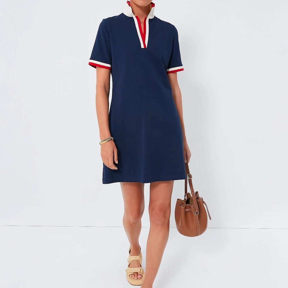 Tuckernuck Midnight Navy Hutton Polo Dress size Medium